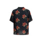 Black Linen Pattern Shirt