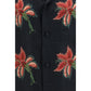 Black Linen Pattern Shirt