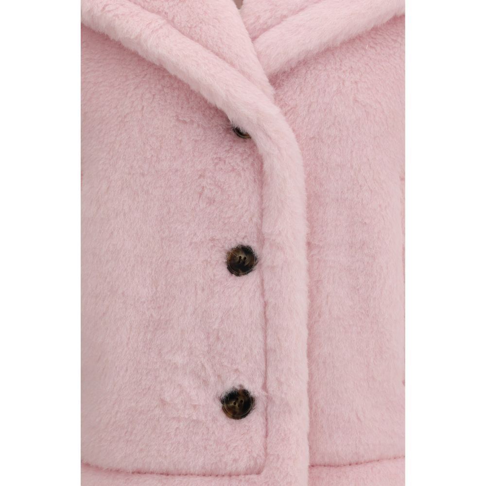 Multicolor Alpaca Vicugna Pacos Coat