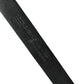 Men Black Exotic Leather Metal Buckle Belt