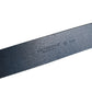 Men Blue Classic Leather Metal Buckle Belt
