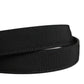 Men Black Viscose Silver Metal Buckle Belt