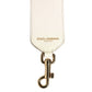 White Blue Floral Leather Stud Accessory Shoulder Strap