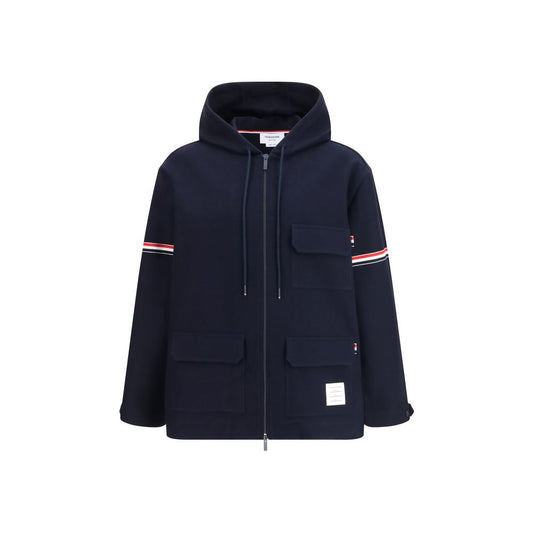 Blue Cotton Parka