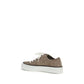 Beige Calf Leather Bos Taurus Low Top Sneakers
