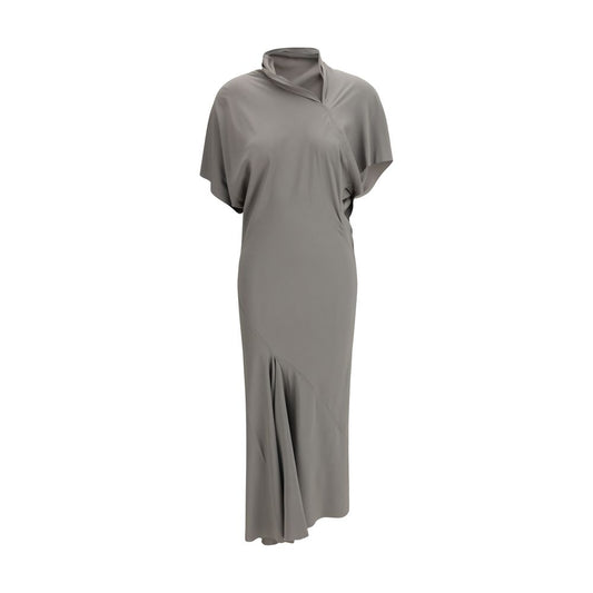 Gray Acetate Casual Dress