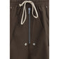 Brown Cotton Bermuda Shorts