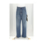 Blue Cotton Relaxed Fit Jeans