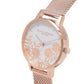 Multicolor Stainless Steel Dress Watch