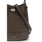 Brown Calf Leather Bos Taurus Backet Bag