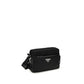 Black Recycled Polyamide Shoulder Bag