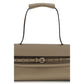 Beige Calf Leather Bos Taurus Shoulder Bag
