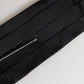 Black 100% Silk Women Wide Waist Cummerbund