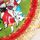 Multicolor Woven Straw Basket Embellished Sicily Bag