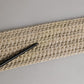 Beige Woven Vintage Metal Buckle Waist Belt