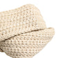 Beige Woven Vintage Metal Buckle Waist Belt