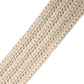 Beige Woven Vintage Metal Buckle Waist Belt