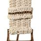 Beige Woven Vintage Metal Buckle Waist Belt