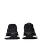 Black Fabric Athletic Sneakers