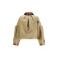 Beige Cotton Bomber