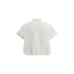 White Cotton Shortsleeve Shirt