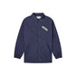 Blue Polyester Shell Jacket