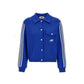 Blue Nylon Cardigan