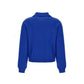 Blue Nylon Cardigan