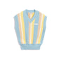 Blue Cotton Waistcoat