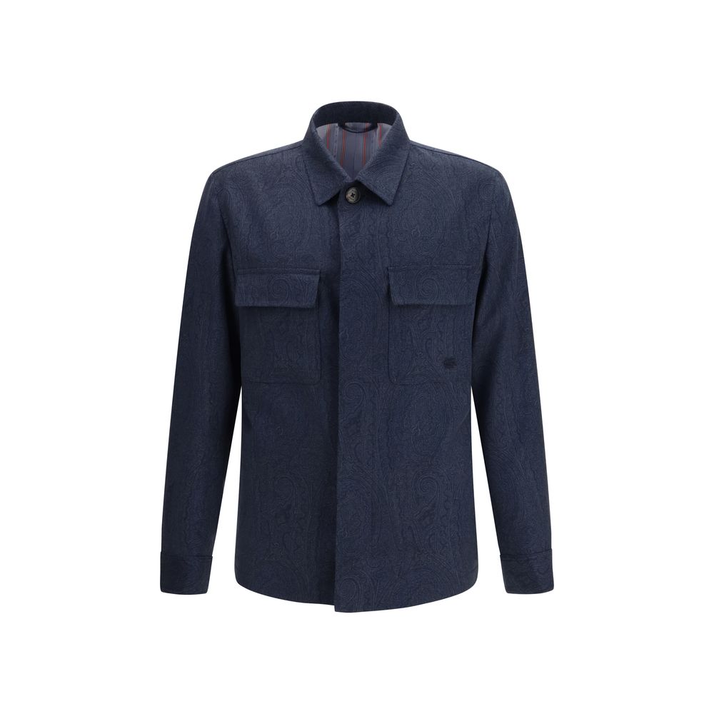 Blue Wool Oves Aries Jacket