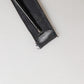 Black Wool Cotton Logo Metal Buckle Belt