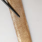 Gold Leather Braided Metal Buckle Belt