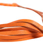 Orange Leather Chain Waist Metal Buckle Belt