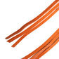 Orange Leather Chain Waist Metal Buckle Belt
