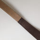 Brown Genuine Leather Logo Wide Waist Women Belt