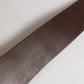 Brown Genuine Leather Logo Wide Waist Women Belt