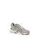 Gray Polyester Athletic Sneakers