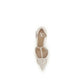Beige Calf Leather Bos Taurus High Heel Pumps