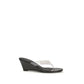 Black Pvc Flip-Flop Sandals