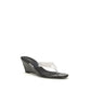 Black Pvc Flip-Flop Sandals