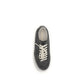 Gray Calf Leather Bos Taurus Low Top Sneakers
