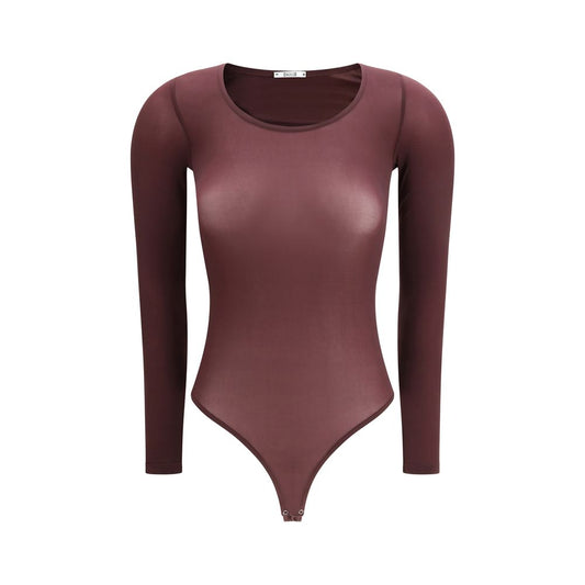 Purple Polyamide Bodysuit