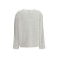 White Silk Sweatshirt