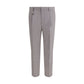 Gray Cotton Dress Pants