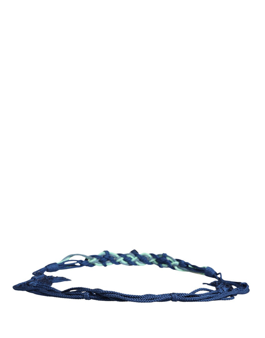 Multicolor Twisted Rope Chain Buckle Waist Belt