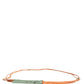 Brown Leather Silver Tone Buckle Waist Belt