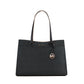 Black Leather Tote Bag