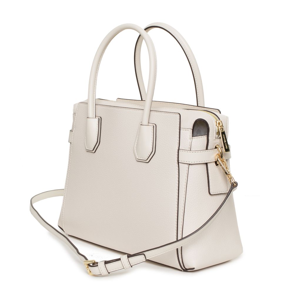 Beige Leather Handbag