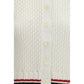 White Cotton Cardigan