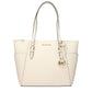 Beige Leather Shoulder Bag